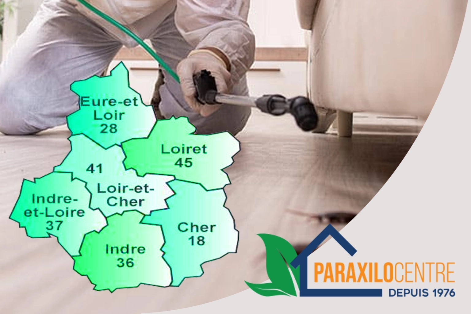 Carte d’intervention Paraxilocentre en Centre‑Val de Loire