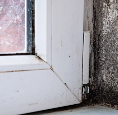 moisissure autour fenêtre humidité condensation maison
